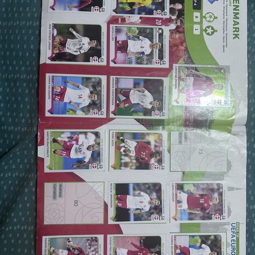 Panini Official Album Euro 2020 used with 317 of 476 stickers