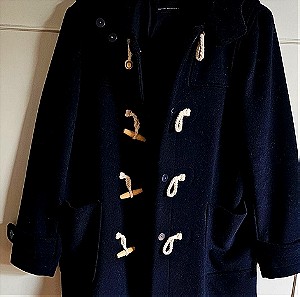 Παλτο montgomery σε μπλε σκούρο χρώμα Zara.