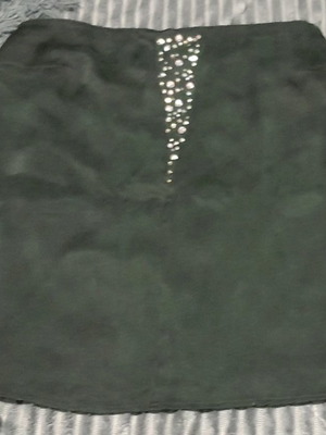 Italian strapless silk top size M like new