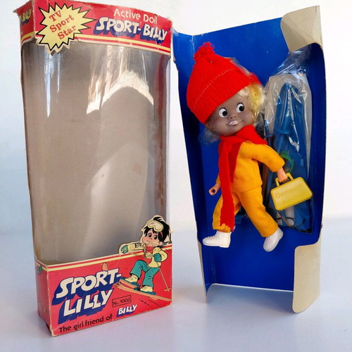 Sport Billy doll 1980 new, Greek made by Lyra
