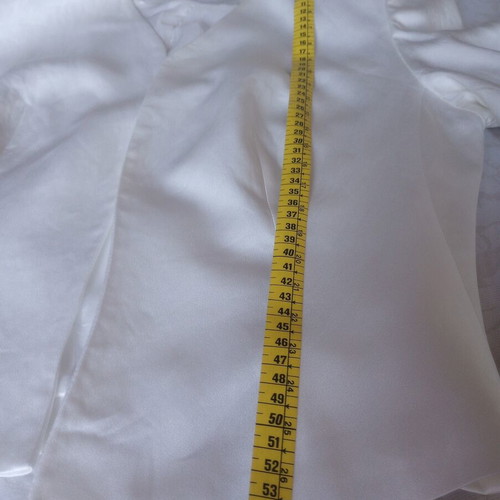 Lucifair Collection white satin jacket like new, women's M