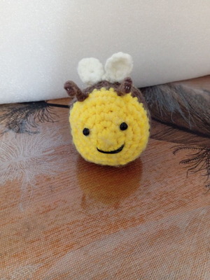 Handmade bee new, accessory for bag or keychain