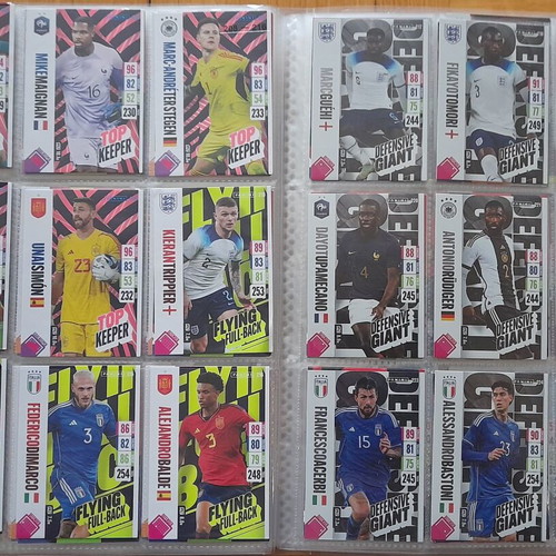 England 2024 Tournament Edition Adrenalyn XL album with 278/297 cards like new
