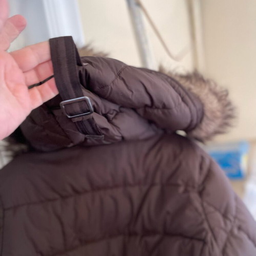 Abercrombie & Fitch brown down coat L like new