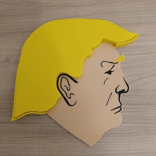 Donald Trump coasters new, collectible, plastic