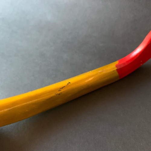 Wooden decorative spoon used with handmade design