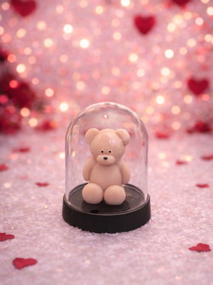 Scented wax teddy bear new, baby kiss fragrance