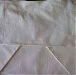  Θήκες βαμβακερές για διακοσμητικά μαξιλάρια σε λευκό χρώμα, με φερμουάρ (44 x 44 εκ.)