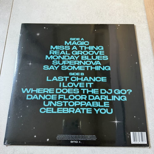 Kylie Minogue Disco Turquoise Vinyl with Hand-Signed 12" Art Print new