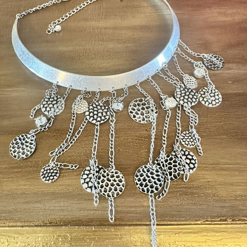 Necklace handmade Gianniotiko silver jewelry like new