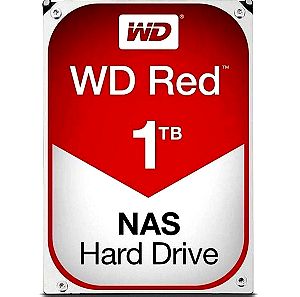 Σφραγισμένος, καινούριος, εγγύηση 24 μήνες, απόδειξη αγοράς από ελληνικό κατάστημα, Western Digital Red 1TB HDD Σκληρός Δίσκος 3.5" SATA III 5400rpm με 64MB Cache για NAS, μοντέλο WD10EFRX.