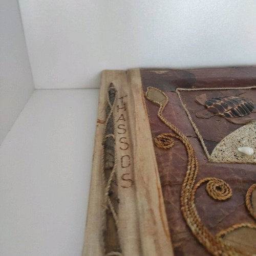Handmade collectible photo album from Thassos like new