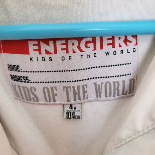 Energiers jacket like new for 4-year-old child, white with blue details
