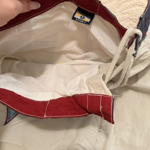 Navigare men's swim shorts like new, gray and beige, size S