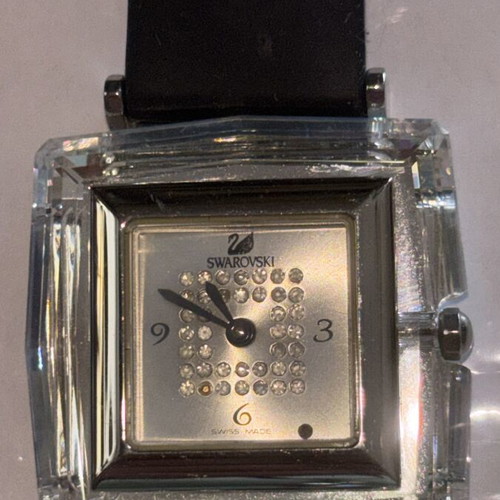 Swarovski vintage wristwatch with silicone strap