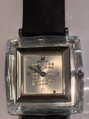 Swarovski vintage wristwatch with silicone strap