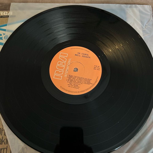 Neil Sedaka Oh Carol vinyl used, pop