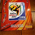 Άλμπουμ ποδοσφαίρου South Africa 2010 Fifa World cup της Panini με 18 αυτοκόλλητα