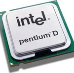 Intel Pentium D945 dual-core processor used