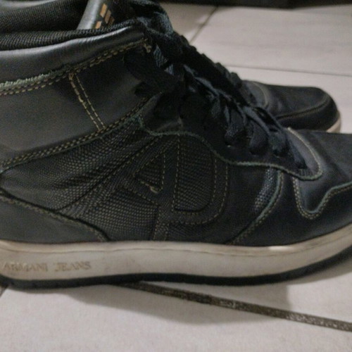 Emporio Armani leather boots size 44 like new
