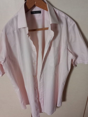 Oxford Company men's shirt, pink, XL