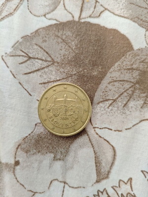 Euro Coin 0.50 Slovakia 2009 used