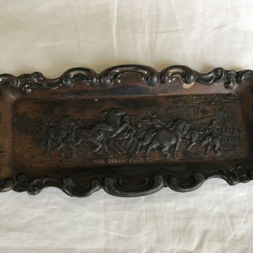 Metal reproduction of Rosa Bonheur's The Horse Fair used, 19th century