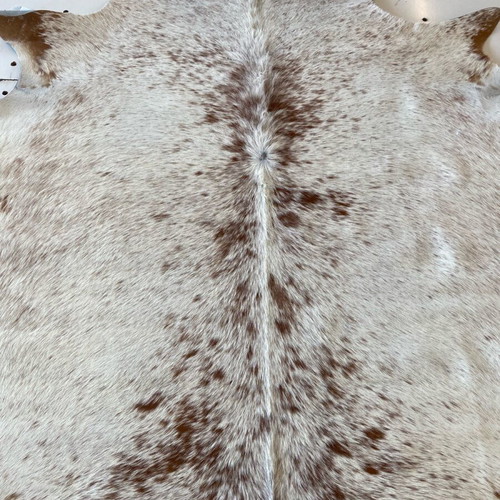 Cowhide rug 3x2 like new, natural leather with unique pattern