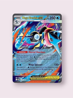 Mega Greninja ex CRI 022 Pokemon card