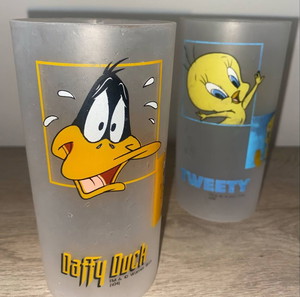 2 Looney Tunes Συλλεκτικά Ποτήρια
