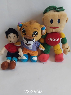 Plush toys like new, set of three