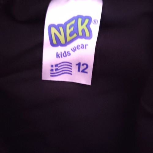 Nek Kids Wear spring set for girls, black and pink