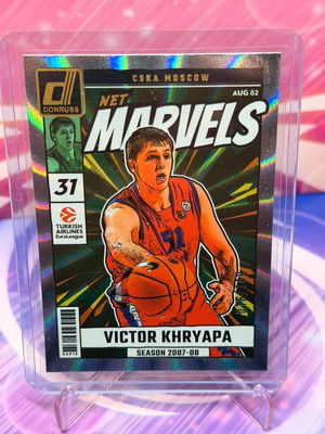 2024-25 Panini Donruss Euroleague No. 25 Victor Khryapa Net Marvels new