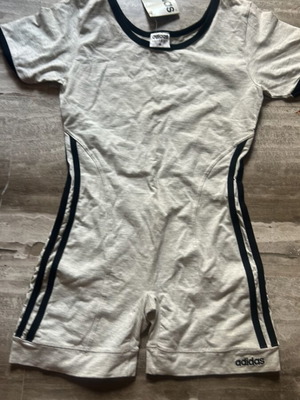 Adidas sports bodysuit new, size medium, black and grey