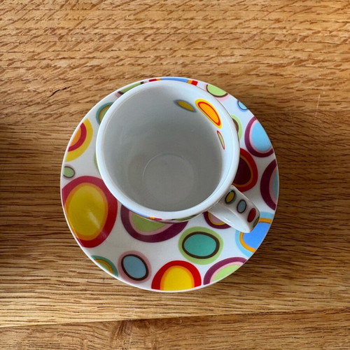 Espresso cup set of 2 and milk jug like new