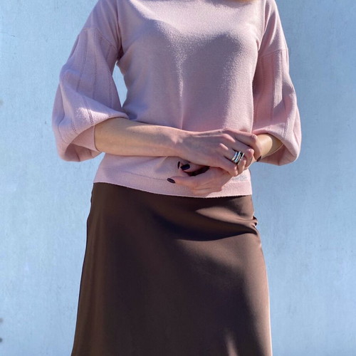 Liu Jo knitted sweater used, pink, size M