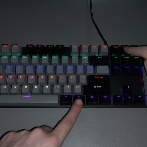 Panstan PK200 Mechanical Retro Keyboard like new with backlit keys