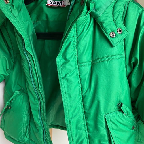 Sam 0 13 jacket for boys 5 years like new, green