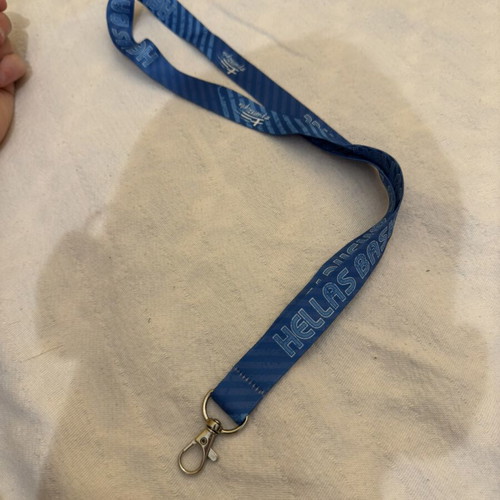 Hellas Basketball Neck Lanyard new, official product, blue