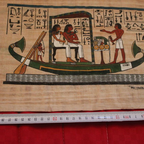 Egyptian papyrus paintings set, like new