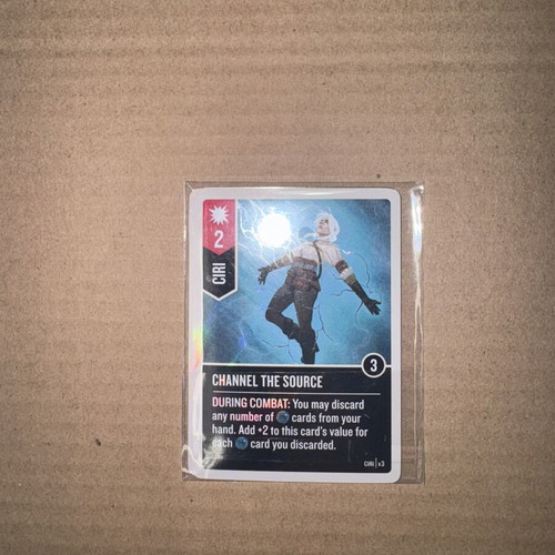 Unmatched The Witcher Steel & Silver foil promo cards new