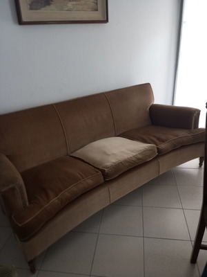 Handmade living room set used with sofa, armchairs and chairs
