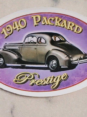 Hot Rod 1940 Packard Prestige decal sticker new