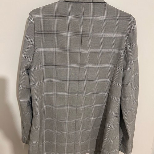 Checked unlined jacket S/M like new, gray Tally Weijl