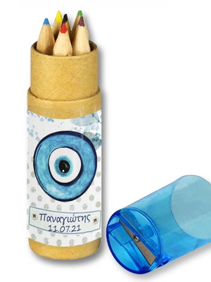 Mataki colored pencils new with 6 colors in kraft box