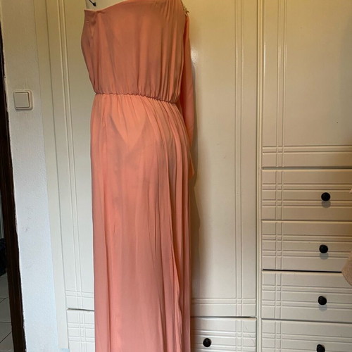 Official coral dress