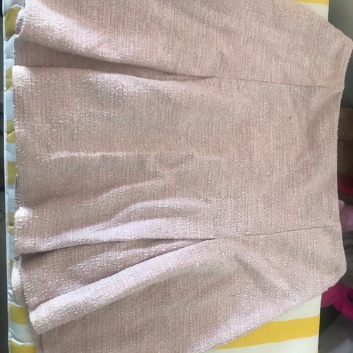 Mini skirt used with pleats