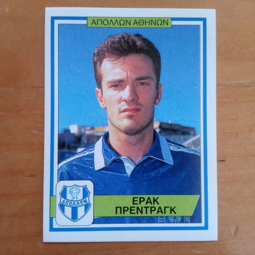 Αυτοκόλλητο Panini Ποδόσφαιρο '96 Νο55 καινούργιο, Πρέντραγκ Ερακ - Απόλλων Αθηνών