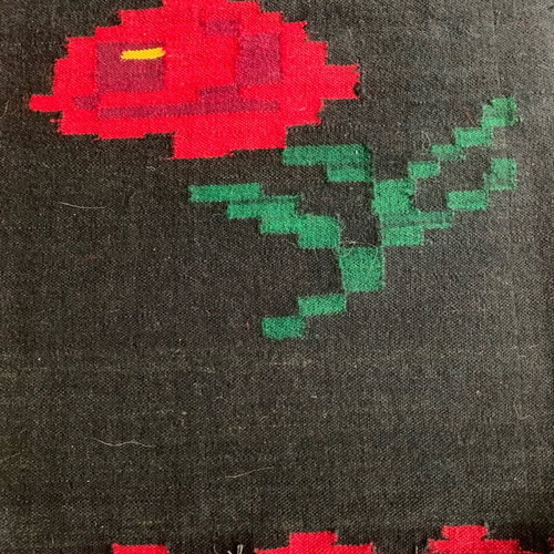 Handmade wool rugs new with traditional technique and vintage design