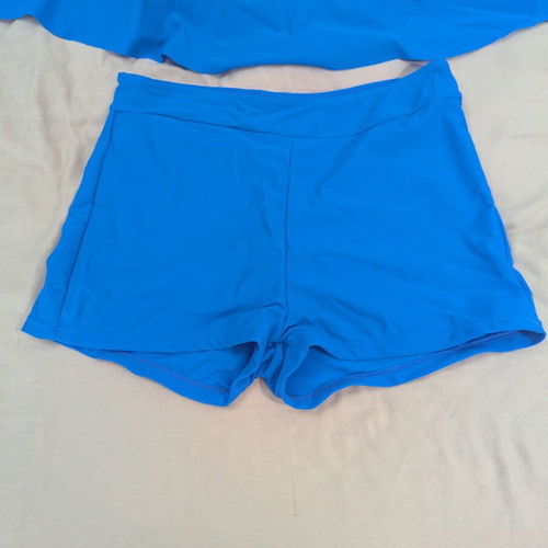 Shein Royal Blue 2-Piece Swim Dress Set like new, size small